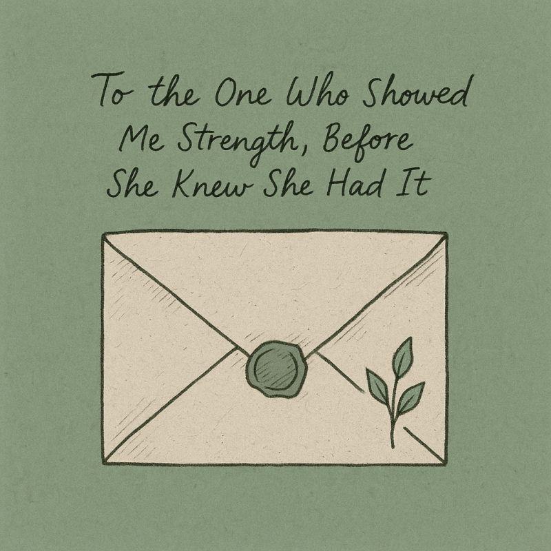 To the One Who Showed Me Strength, Before She Knew She Had&nbsp;It