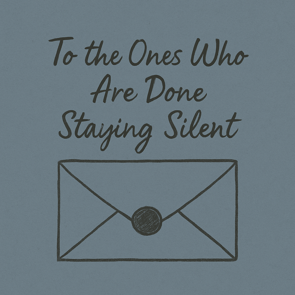 To the Ones Who Are Done Staying&nbsp;Silent